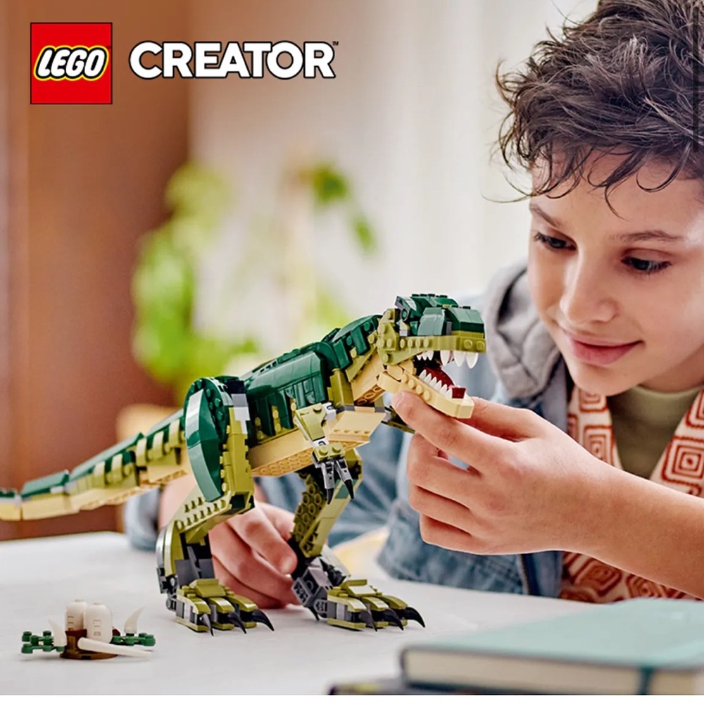 LEGO Creator 3-in-1 T-Rex Dinosaur Set 31151 626 pieces - Picture 5 of 7